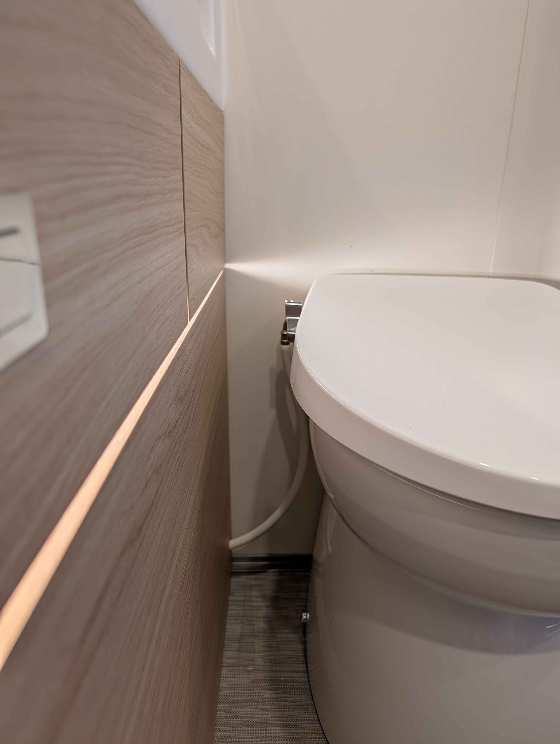 Installed a bidet toilet seat with a PEX crimp tee (image 4 of 5)