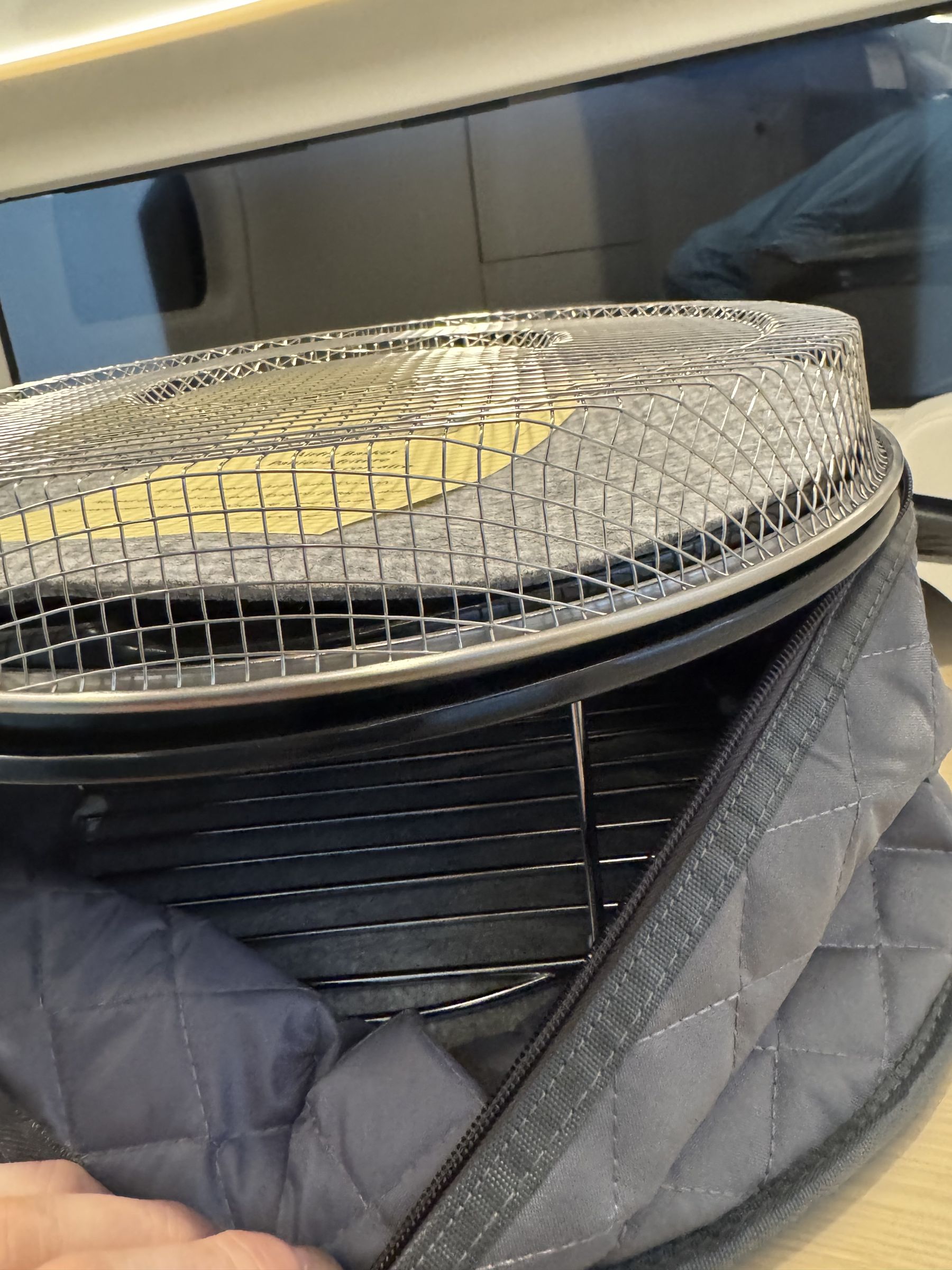 Snug storage case to keep microwave accessories from moving (image 2 of 4)